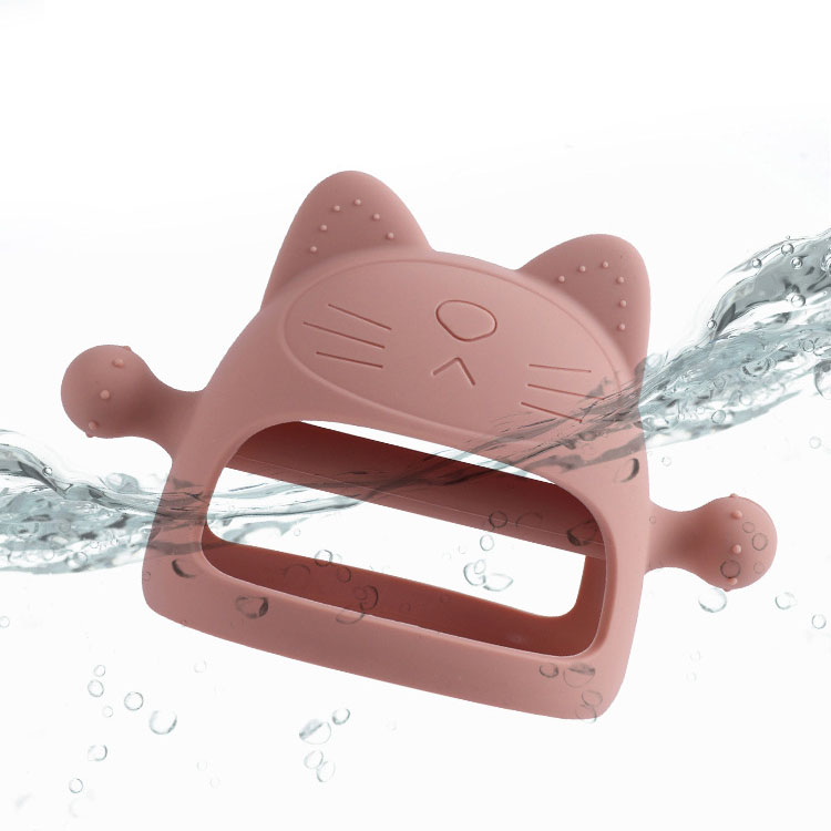 baby teething mitten